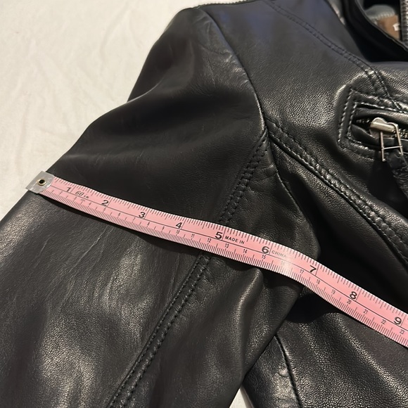 Daniel Leather Moto Jacket - Picture 9 of 10